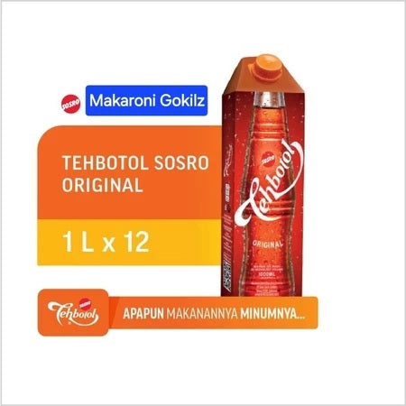 Bundle 1 CTN SOSRO Teh Botol (TETRAPACK) 250ML OR 1 LITER (SG)