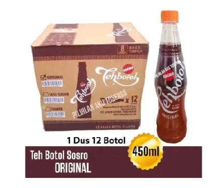 Bundle 1 CTN SOSRO Teh Botol ORIGINAL 450ml (SG)