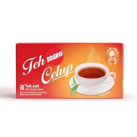 Teh Celup SOSRO Asli Tea per Box contain 25 teabags (SG)
