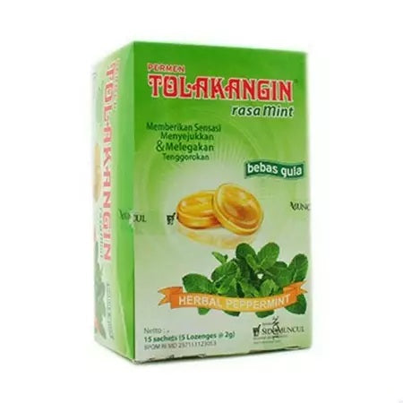 SIDOMUNCUL Permen Herbal per Box contain 15 sachets herbal candy (SG)