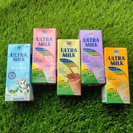 Susu UHT ULTRA MILK 200ML/250ML BUNDLE per DUS/CTN contain 24pcs (SG)