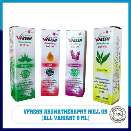 VFRESH Cap Lang FRESH Minyak Angin Aromatherapy Oil Roll 1 pack x 10ml (SG)