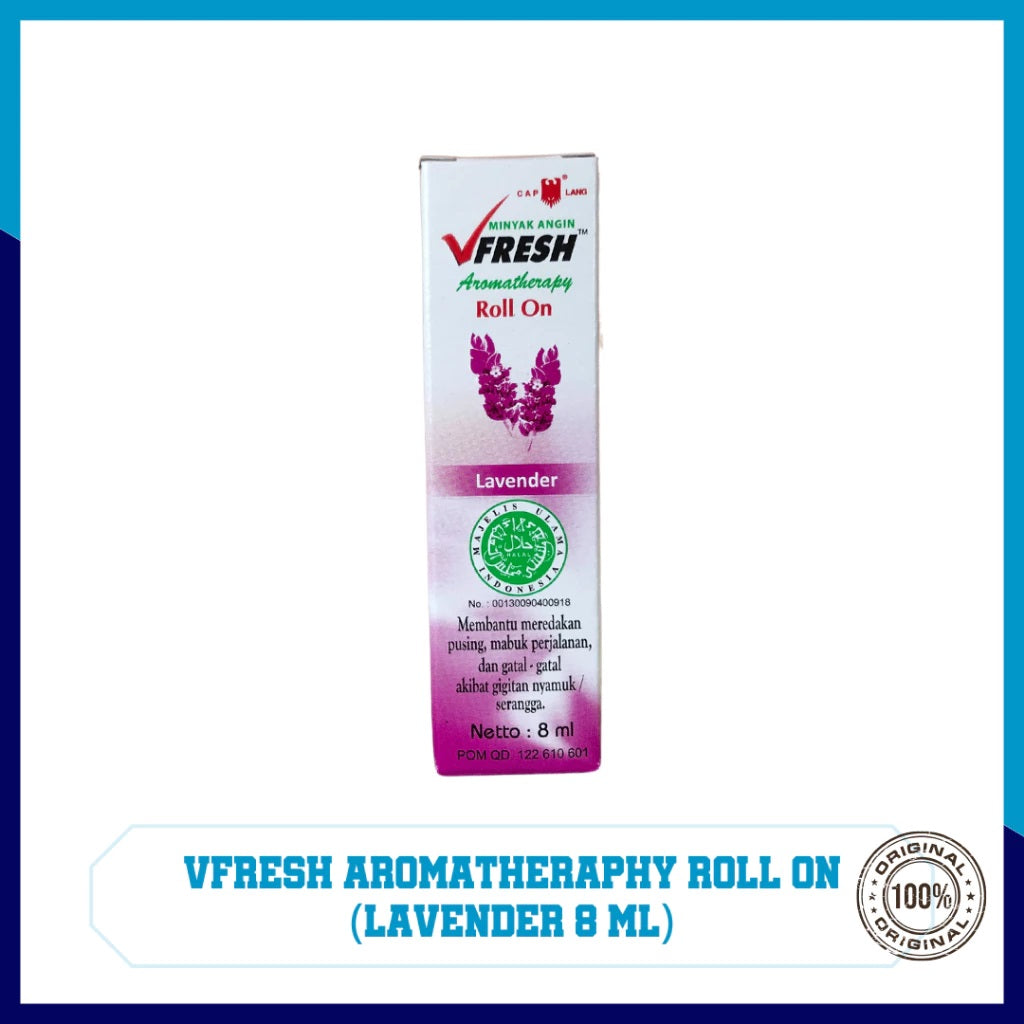 VFRESH Cap Lang FRESH Minyak Angin Aromatherapy Oil Roll 1 pack x 10ml (SG)
