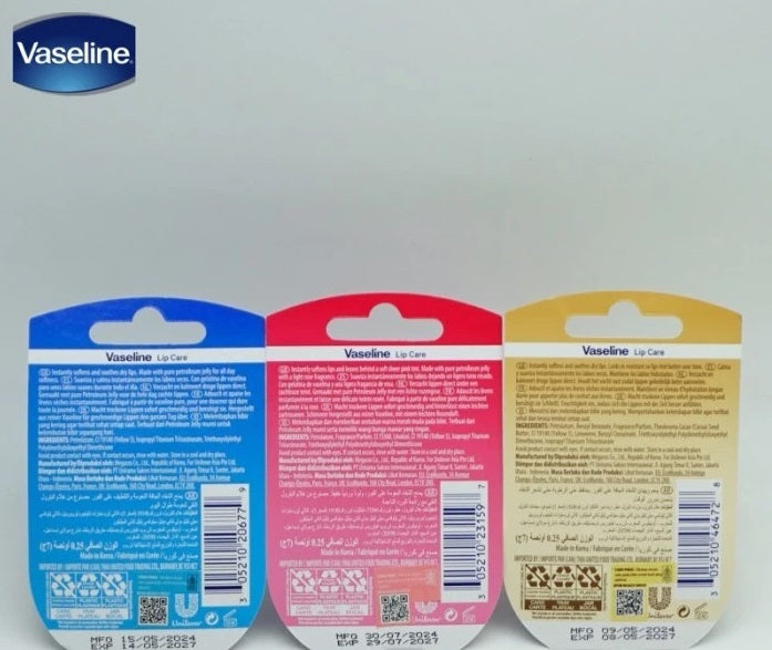 VASELINE Lip Care/Lip Balm Pelembab Bibir 7 gr (SG)