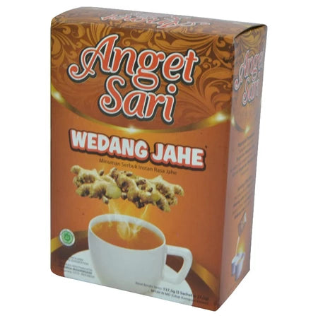 ANGET SARI varian susu jahe and wedang jahe per BOX contain 5 sachets (SG)
