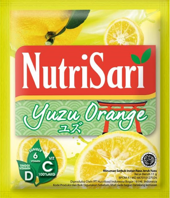 NutriSari Drink Sachet - Minuman Buah Vitamin C Vitamin D 10pcs AVAILABLE ALL VARIAN (SG)