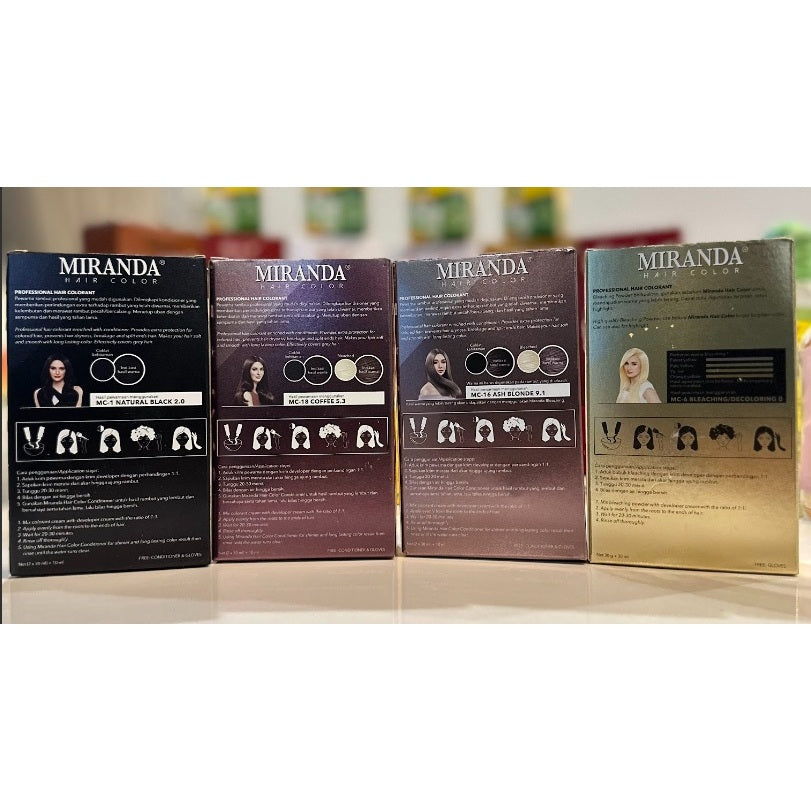 Miranda Hair Color Coloring Dye COMPLETE COLOUR SERIES AVAILABLE ALL VARIAN (SG)