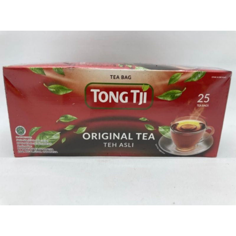 TONG TJI ORIGINAL Tea Bag Teh Celup 1 box with 25 sachets x 2 gram (SG)
