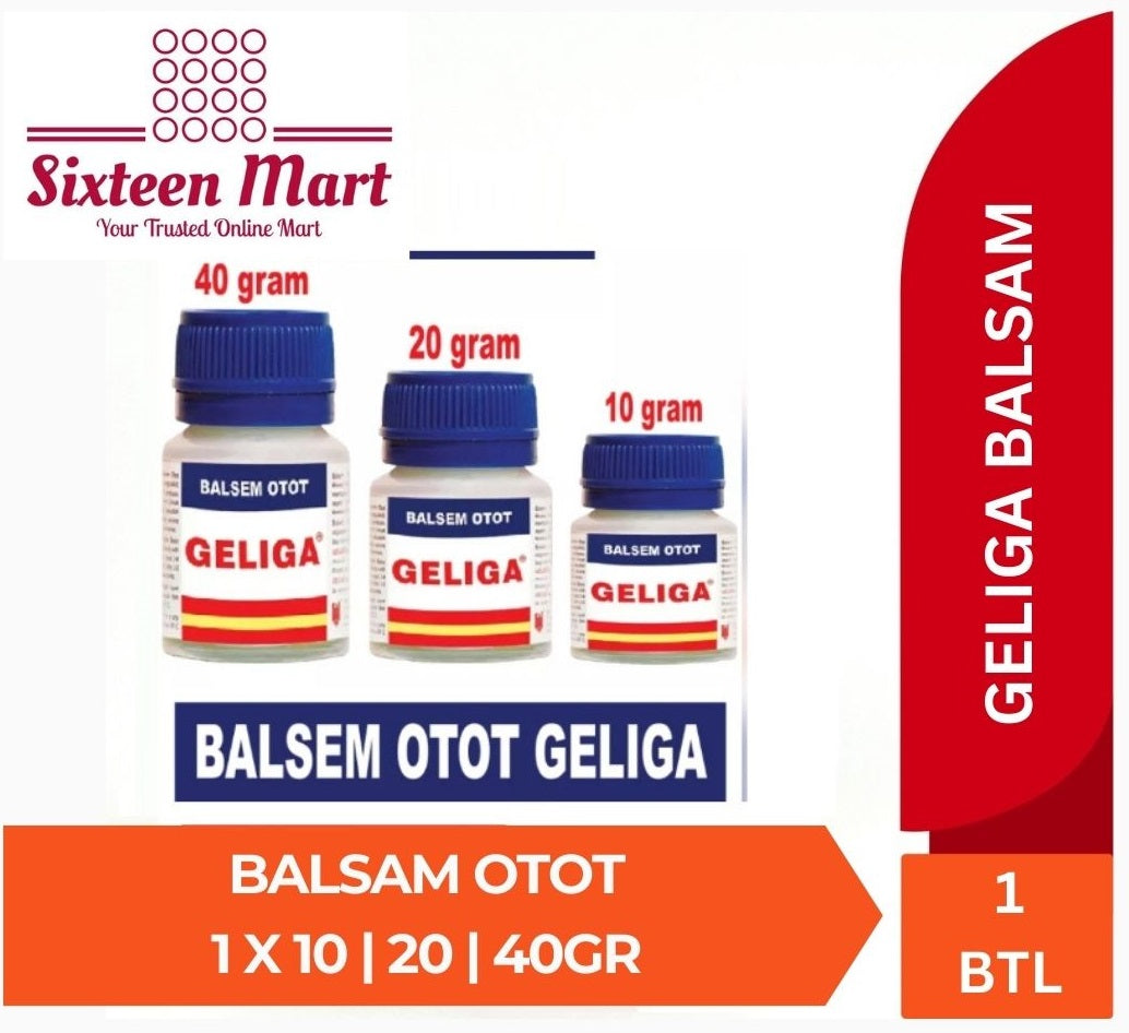 BALSAM OTOT GELIGA 1 pack x 10gr | 20gr | 40gr - Muscular Balm (SG)