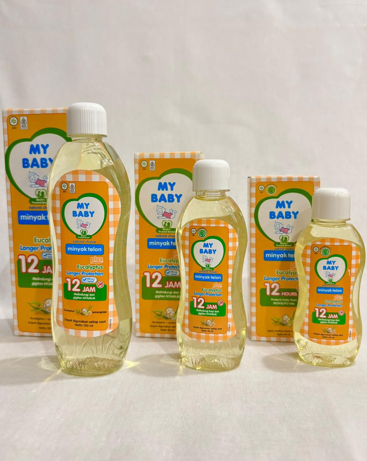 SG Bundle 1/3/6 Minyak Telon Oil My Baby Plus Longer Protection 12 Hours mybaby minyaktelon (SG)