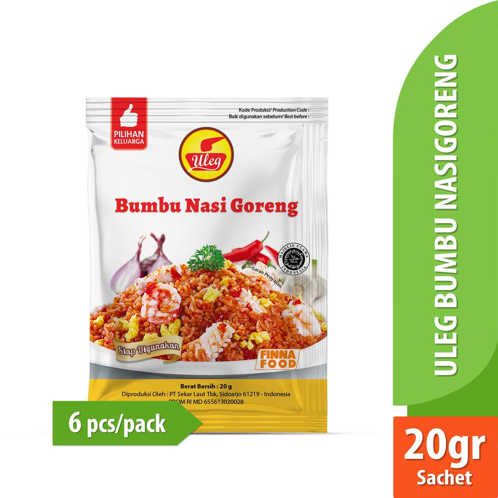 Finna Bumbu Uleg Nasi Goreng 1 Pack isi 6 Sachet x 20 gram (SG)