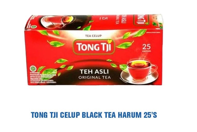 TONG TJI ORIGINAL Tea Bag Teh Celup 1 box with 25 sachets x 2 gram (SG)