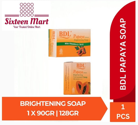 BDL PAPAYA EXTRACT - BRIGHTENING SOAP 1 X 90GR | 128GR (SG)