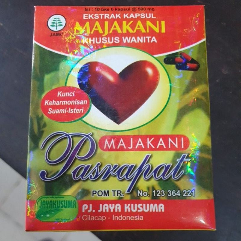 Jamu MAJAKANI PASRAPAT Ekstrak Kapsul Majakani For Women 1 Box Contain 60 capsules (SG)