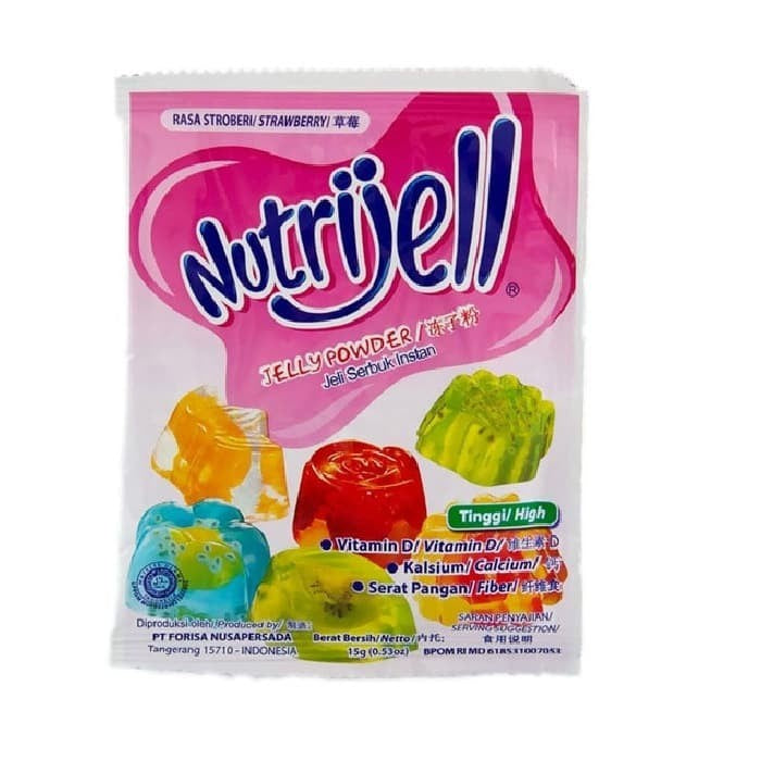 NUTRIJELL Jelly 1 Sachet x 15 gram AVAILABLE ALL VARIAN (SG)