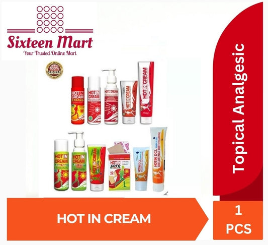 HOTIN CREAM Botol | Mengatasi Pegal-Pegal | Nyeri Otot | Masuk Angin  (SG)