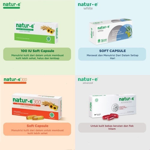 NATUR E Daily Nourishing Skin Vitamin Box 16 soft capsules / 32 soft capsules (SG)