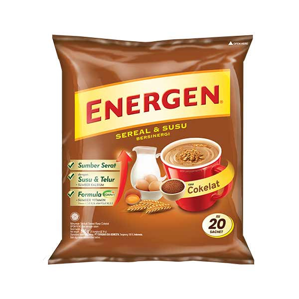 Energen Nutritious Cereal and Milk Sachet 10pcs (SG)