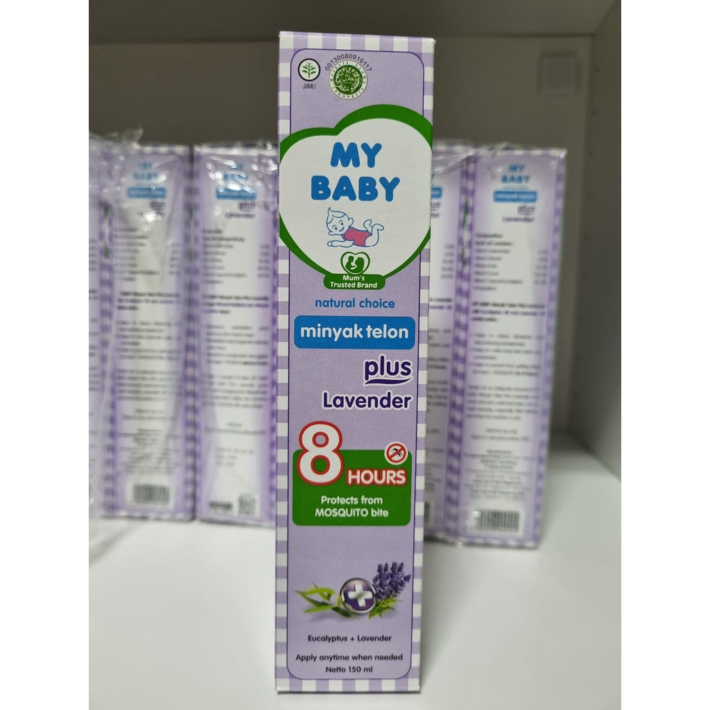 My Baby Minyak Telon (Telon Oil) PLUS 8-12 Hours Protection 30 ML 0r 60 ML or 90 ML or 150 ML mybaby minyaktelon (SG)