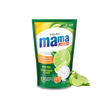 Mama Lemon Jeruk Nipis Sabun Pencuci Piring dan Gelas Kemasan Refill 690ML (SG)