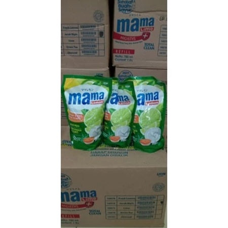 Mama Lemon Jeruk Nipis Sabun Pencuci Piring dan Gelas Kemasan Refill 690ML (SG)