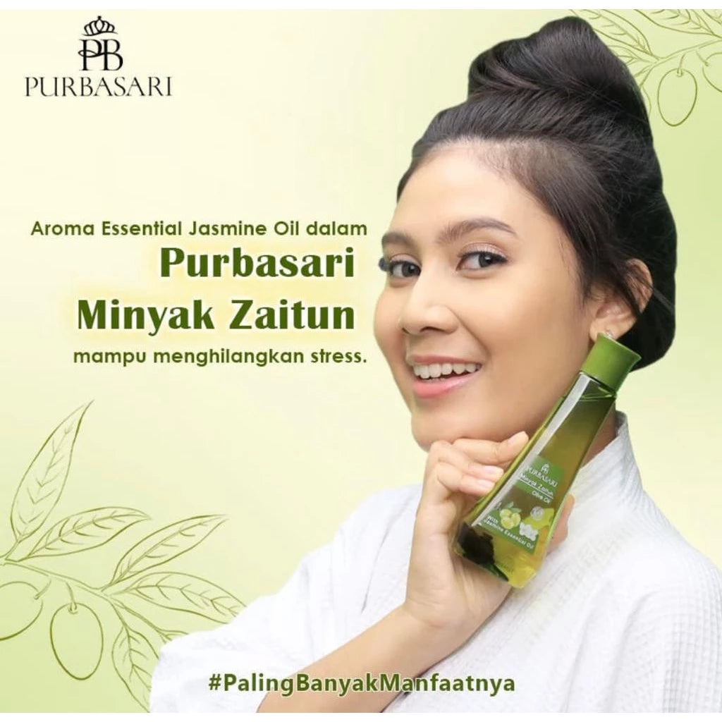 PURBASARI Minyak Zaitun - Olive Oil With Jasmine Essential Oil 150ml (SG)