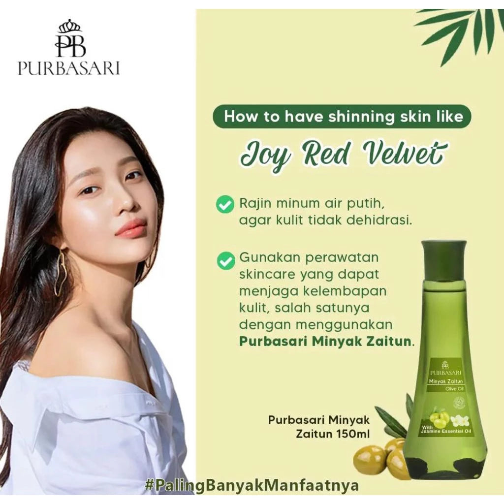 PURBASARI Minyak Zaitun - Olive Oil With Jasmine Essential Oil 150ml (SG)