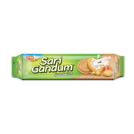 Bundle ROMA Sari Gandum Sandwich Biskuit per PACK contain 6 pcs (SG)