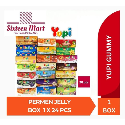 YUPI Yuppi Gummy Candy Jelly Permen Bundle per Box All Best Flavour (SG)