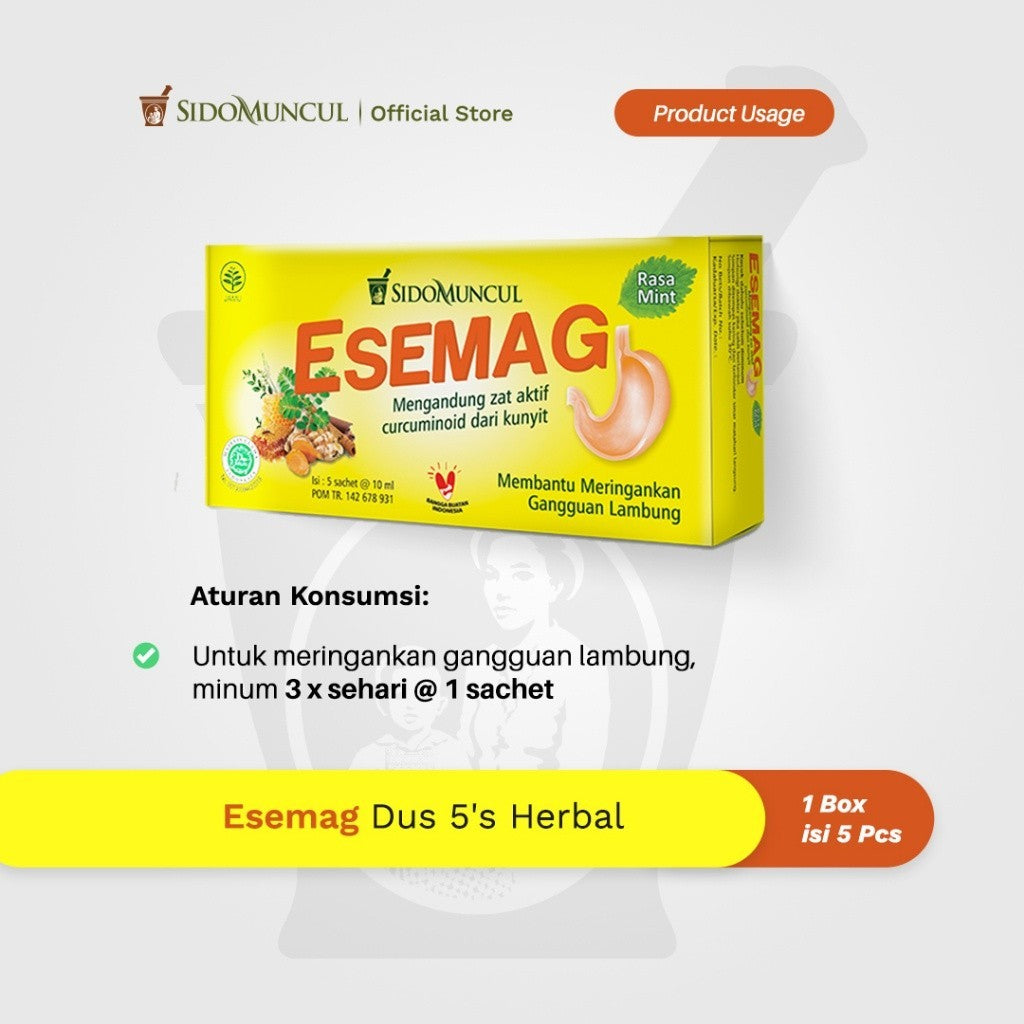 Esemag Cair - Sido Muncul - Sakit Perut Lambung Maag Perih (SG)