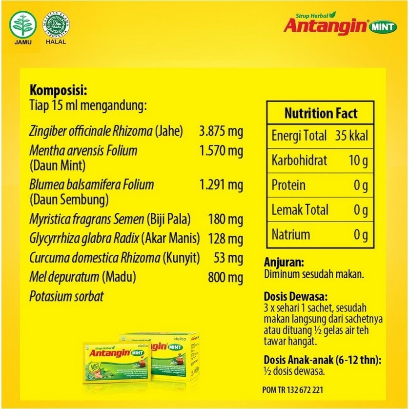 Antangin 1 box 12 x 15ml per box -  Mengatasi Masuk Angin (SG)