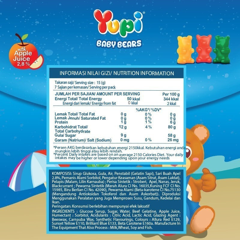 YUPI Yuppi Gummy Candy Jelly Permen Bundle per Box All Best Flavour (SG)