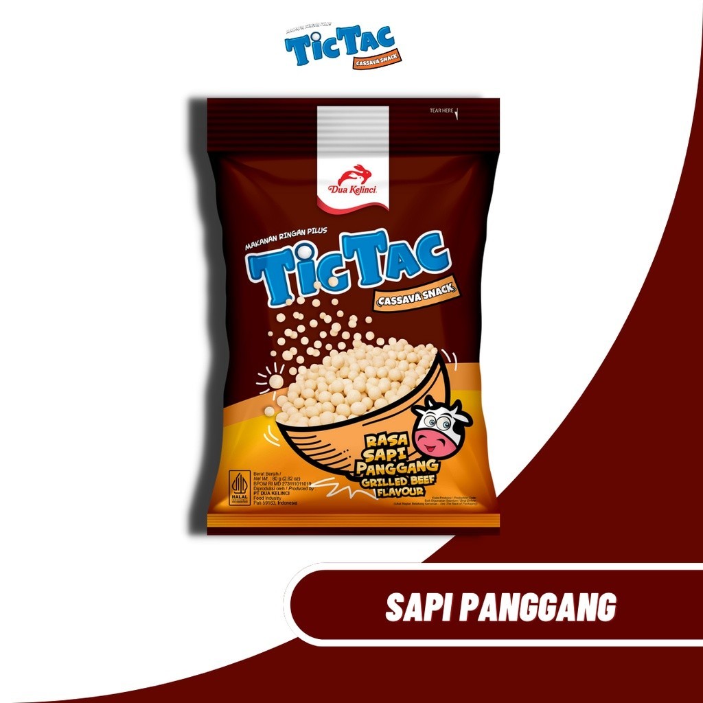 Dua Kelinci Tic Tac All Flavours 1 pack x 80gram HALAL  (SG)
