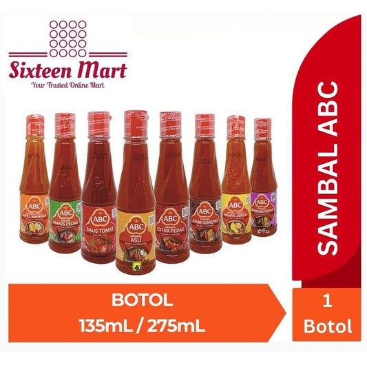 ABC Chili Sambal | Tomato Sauce Botol 130ml or 270ml (SG)