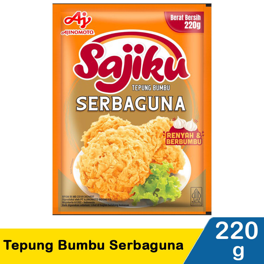 SAJIKU Tepung Bumbu SERBAGUNA Sachet 1 x 220gr (SG)
