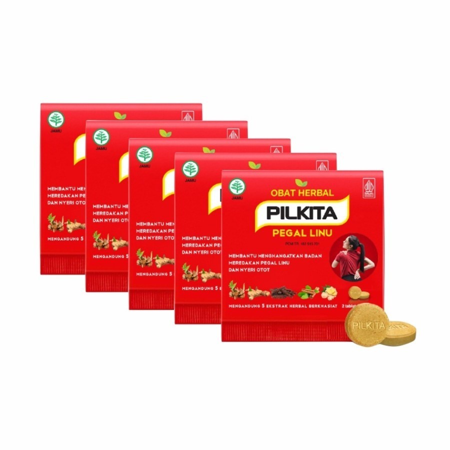 PILKITA 10 TABLET - Herbal Pegal Linu Nyeri Otot (SG)