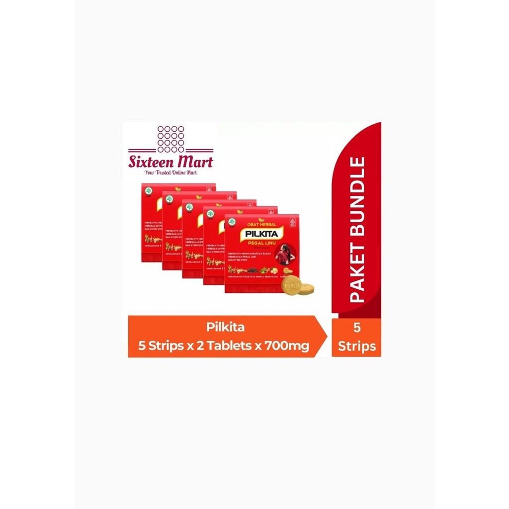 PILKITA 10 TABLET - Herbal Pegal Linu Nyeri Otot (SG)