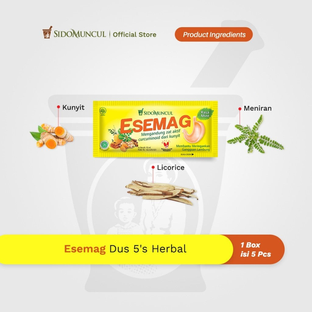 Esemag Cair - Sido Muncul - Sakit Perut Lambung Maag Perih (SG)