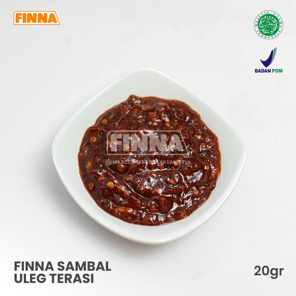 Sambal FINNA (Finna Chili) sachet 1 pcs | Jar Bottle 180gram | Pack 10 sachets AVAILABLE ALL VARIAN (SG)