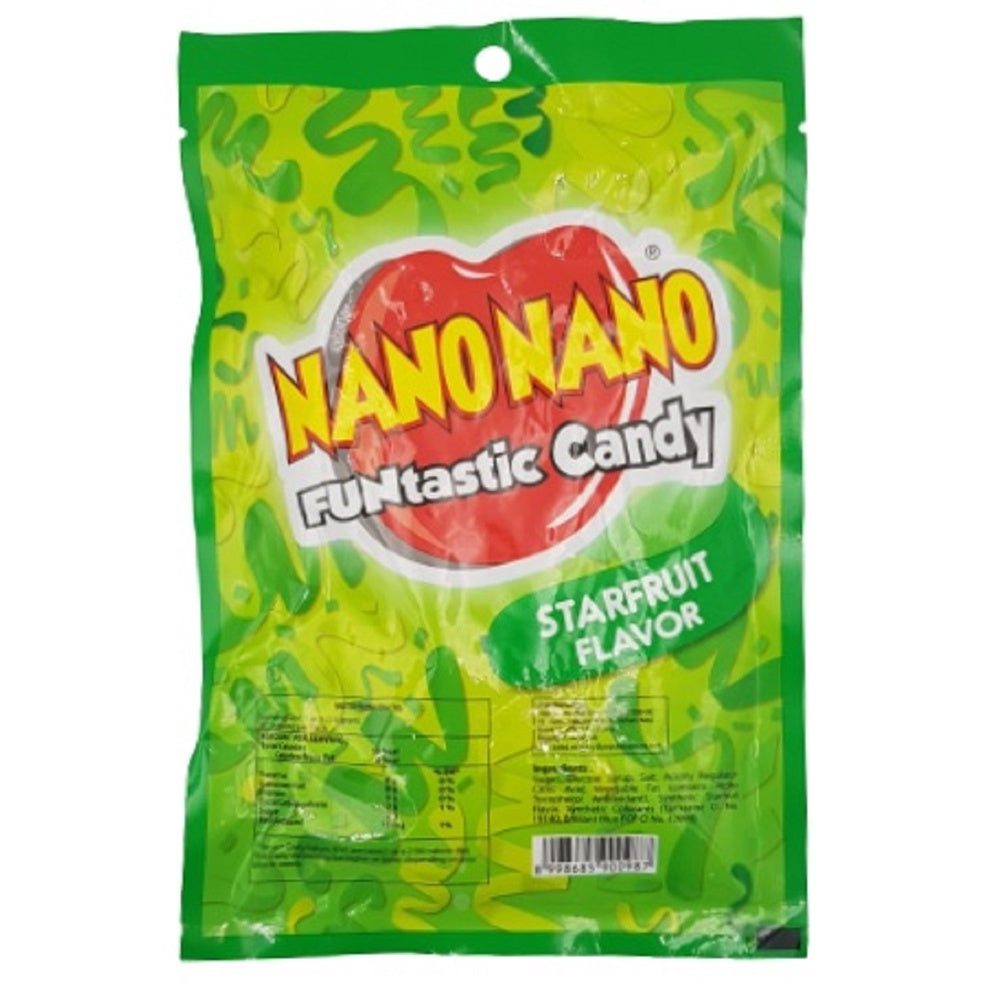 Nano Nano Candy Sweets Fruit HALAL per BOX contain 30 sachets (SG)