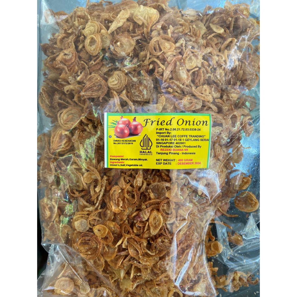 Fried Onion 80 gram or 400 gram  (SG)