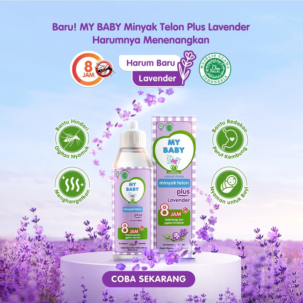 My Baby Minyak Telon (Telon Oil) PLUS 8-12 Hours Protection 30 ML 0r 60 ML or 90 ML or 150 ML mybaby minyaktelon (SG)