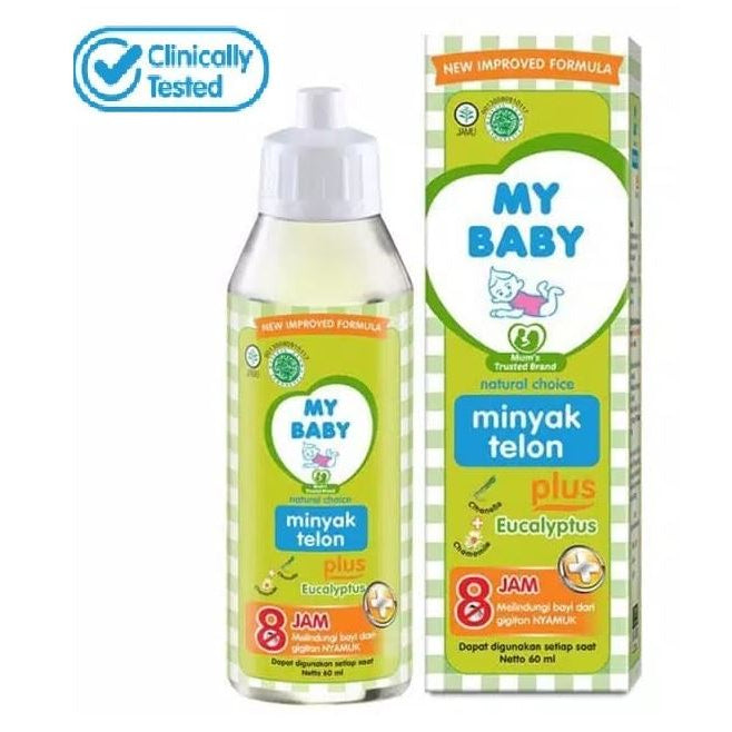 My Baby Minyak Telon (Telon Oil) PLUS 8-12 Hours Protection 30 ML 0r 60 ML or 90 ML or 150 ML mybaby minyaktelon (SG)