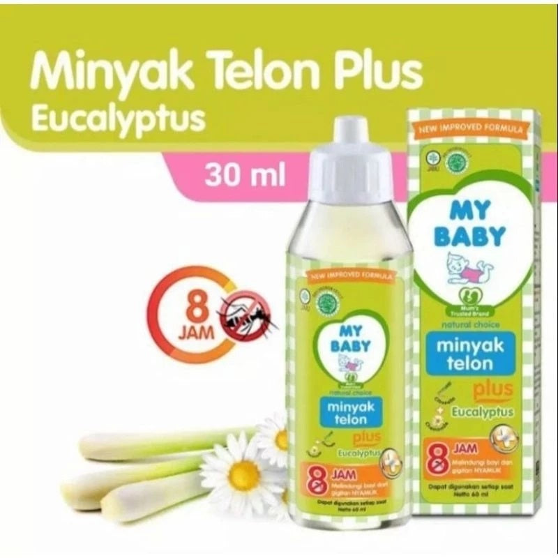 My Baby Minyak Telon (Telon Oil) PLUS 8-12 Hours Protection 30 ML 0r 60 ML or 90 ML or 150 ML mybaby minyaktelon (SG)