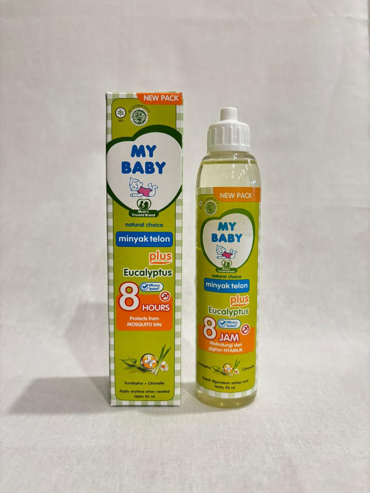 My Baby Minyak Telon (Telon Oil) PLUS 8-12 Hours Protection 30 ML 0r 60 ML or 90 ML or 150 ML mybaby minyaktelon (SG)