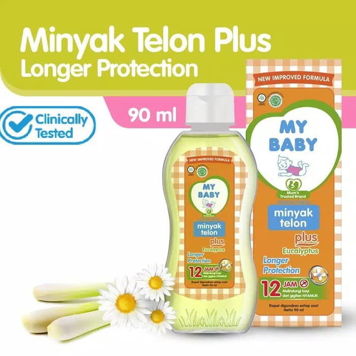 My Baby Minyak Telon (Telon Oil) PLUS 8-12 Hours Protection 30 ML 0r 60 ML or 90 ML or 150 ML mybaby minyaktelon (SG)