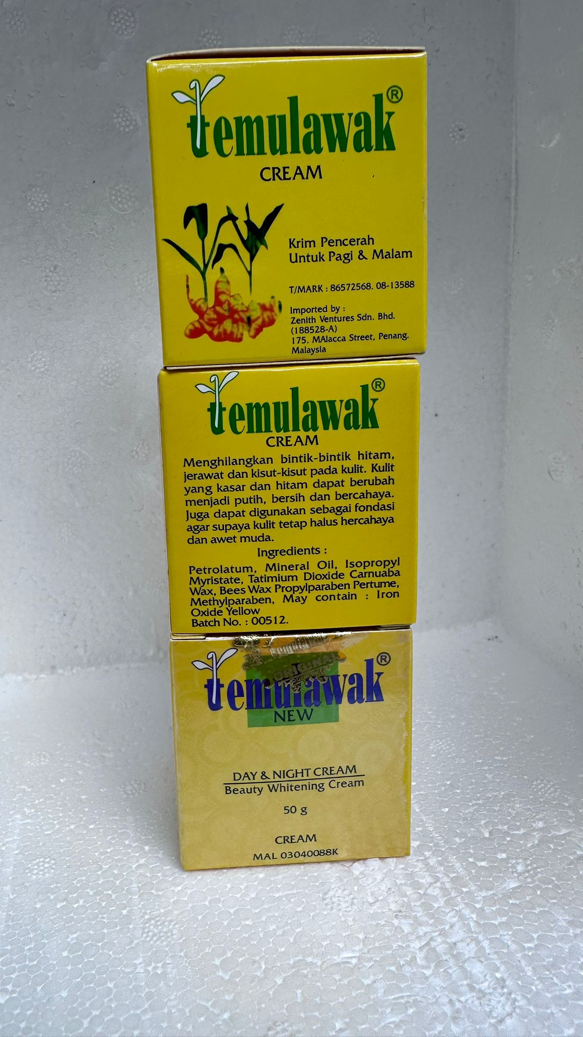 TEMULAWAK Cream Pencerah Untuk Pagi dan Malam Original (SG)